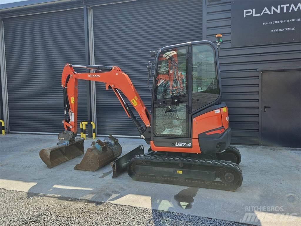 Kubota U27-4 小型挖土機/掘鑿機<7t(小型挖掘機)