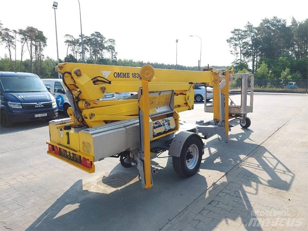 Omme 1830 EBZX 拖車裝載高空作業平台