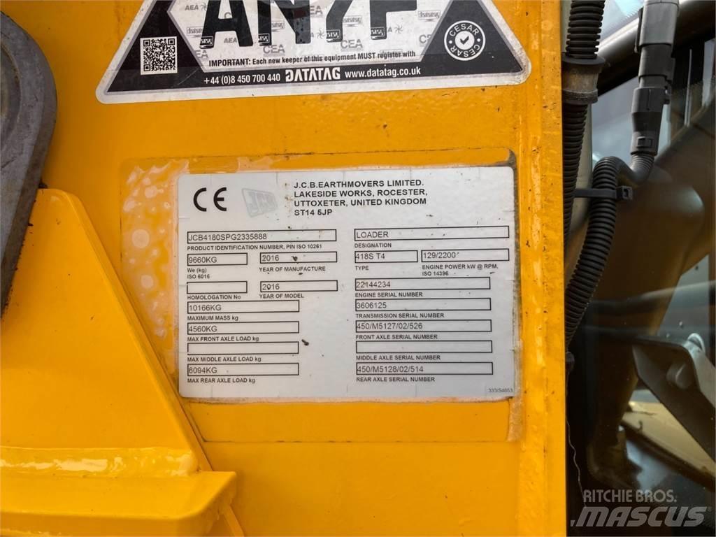 JCB 418S 農業用伸縮臂裝載機