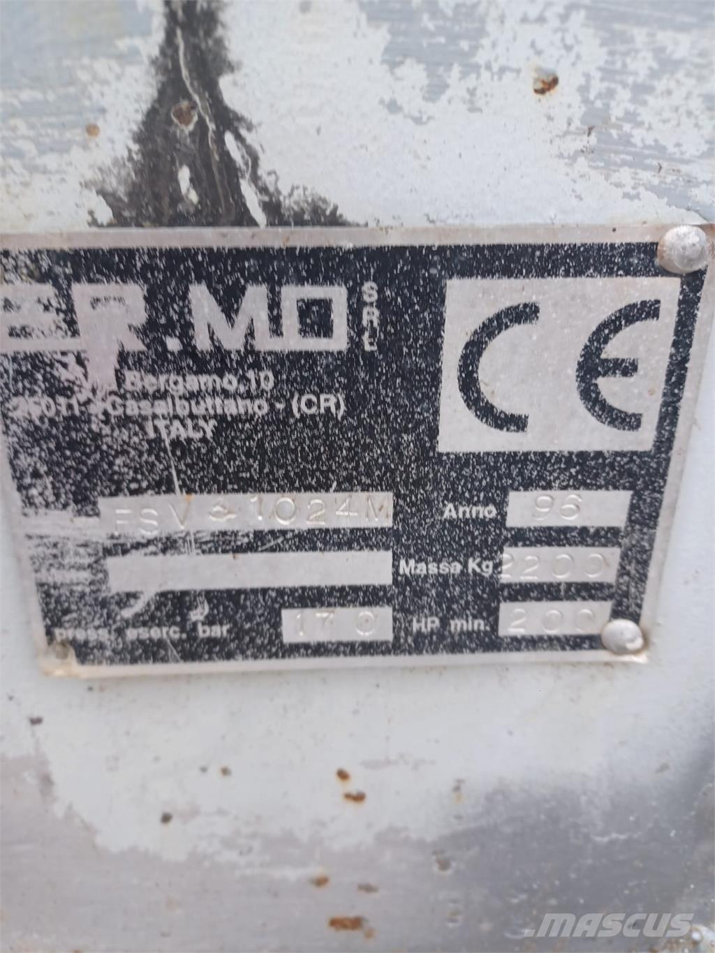 Ermo FSV 3 102 4M 其他農業機械