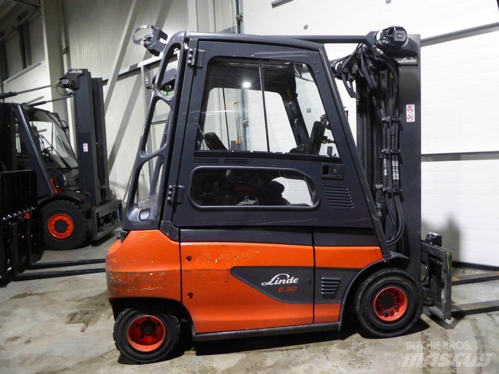 Linde E30-01 電動堆高機
