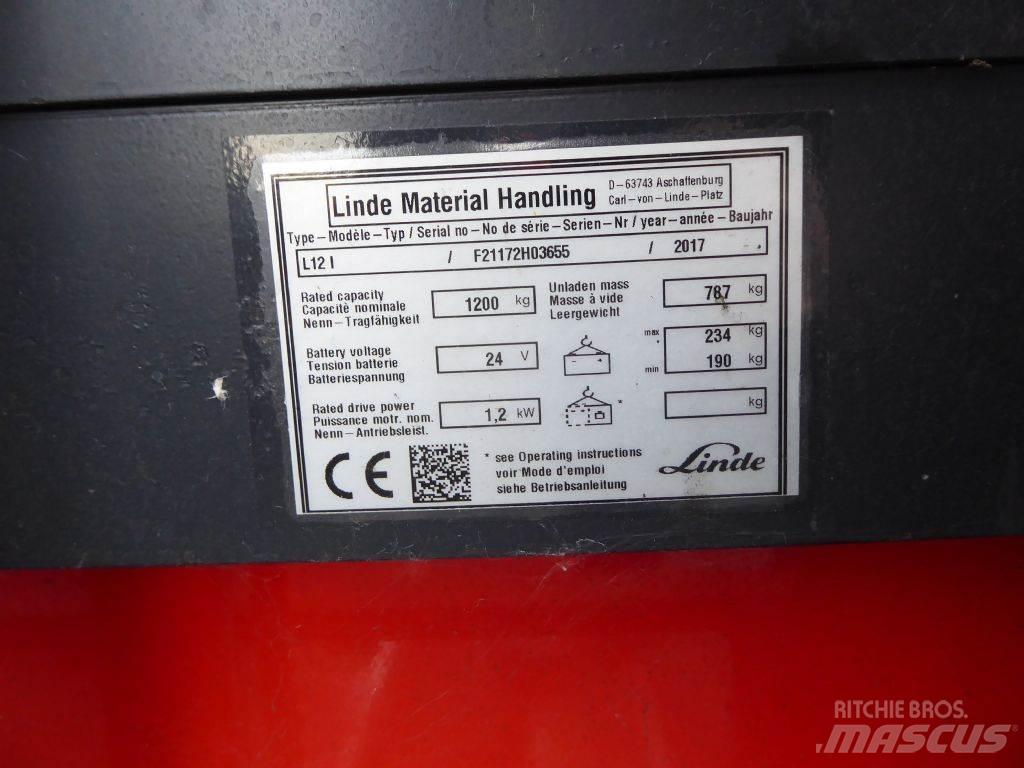 Linde L12L 行走控制式堆積機