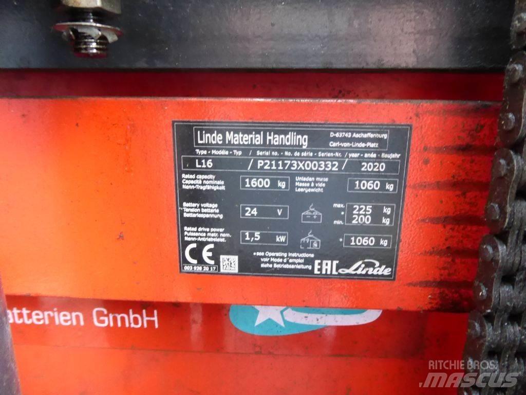 Linde L16 行走控制式堆積機