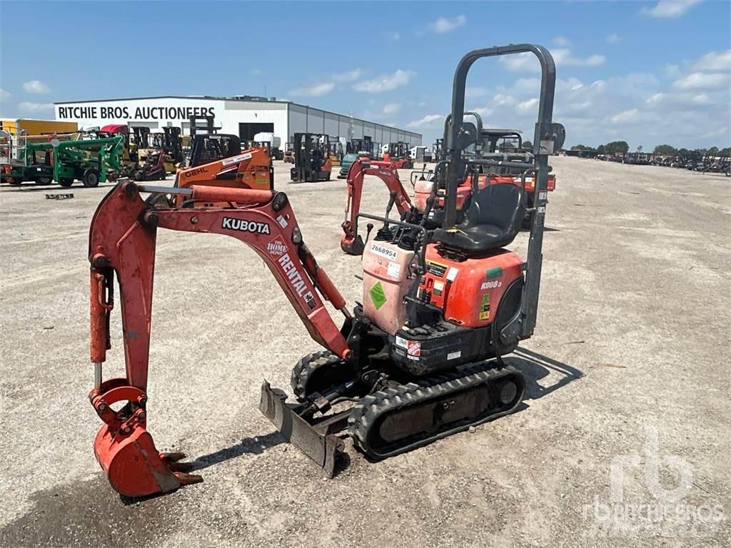 Kubota K008-3 小型挖土機/掘鑿機<7t(小型挖掘機)
