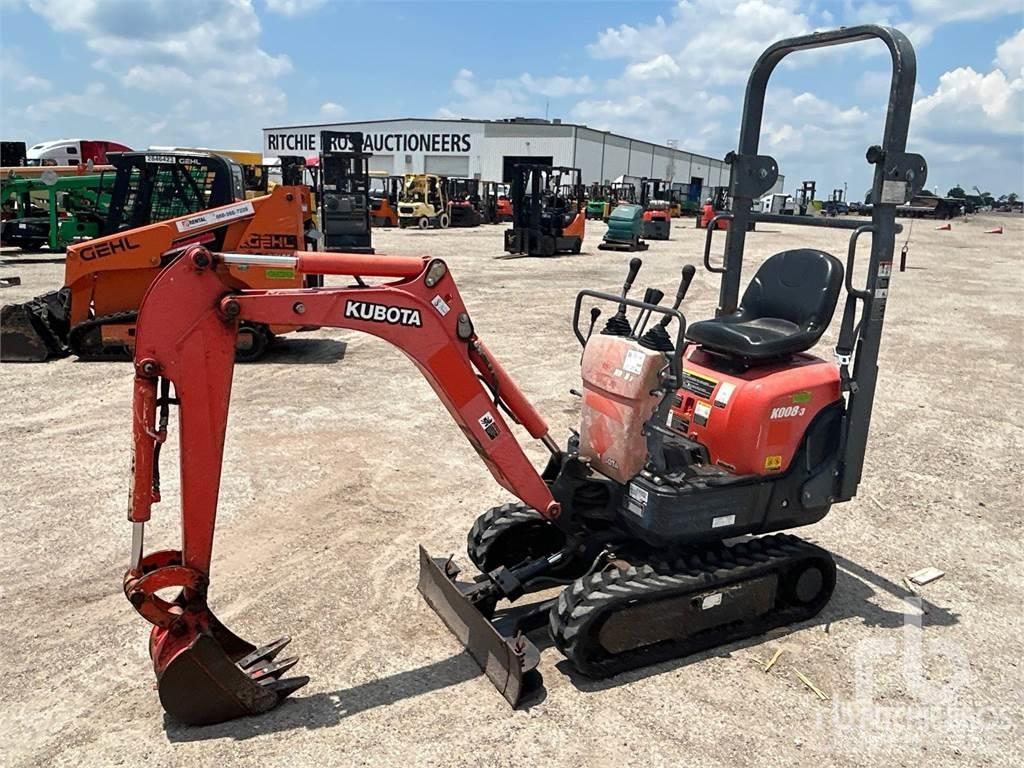 Kubota K008-3 小型挖土機/掘鑿機<7t(小型挖掘機)