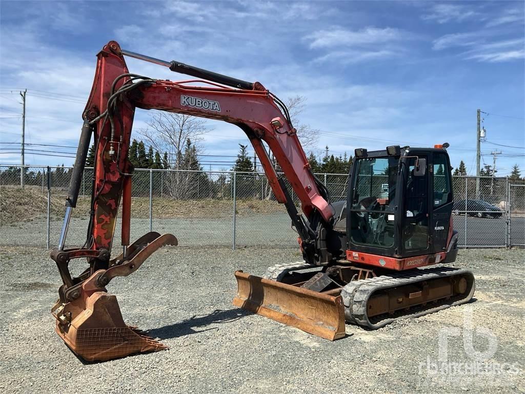 Kubota KX080-4 中型挖土機/掘鑿機/挖掘機 7t-12t