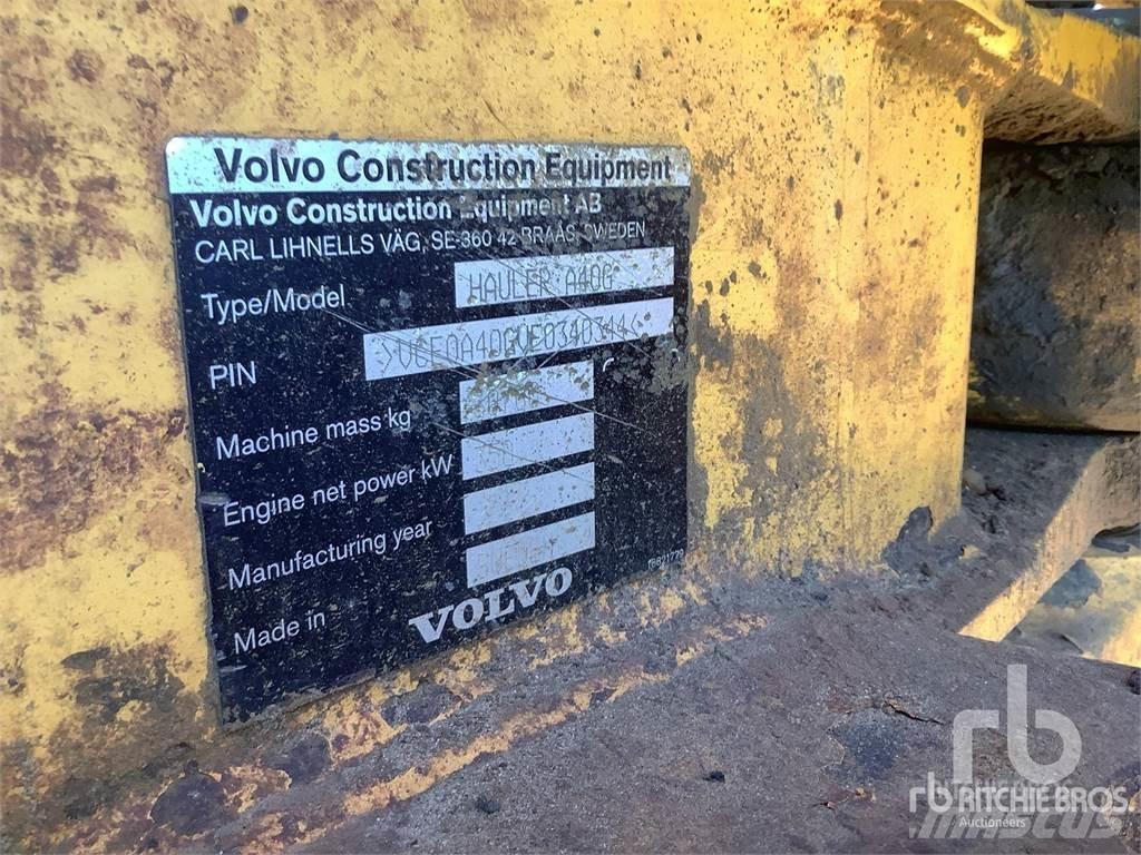 Volvo A40G 鉸接式起吊車