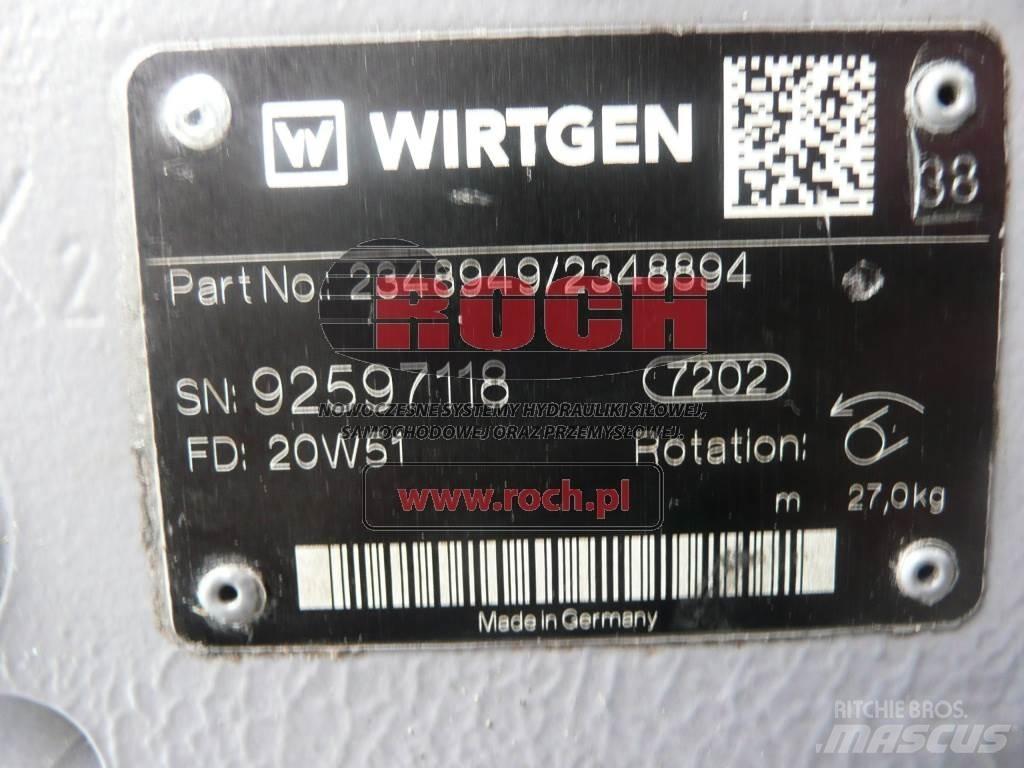 Wirtgen 2348949 / 2348894 油壓