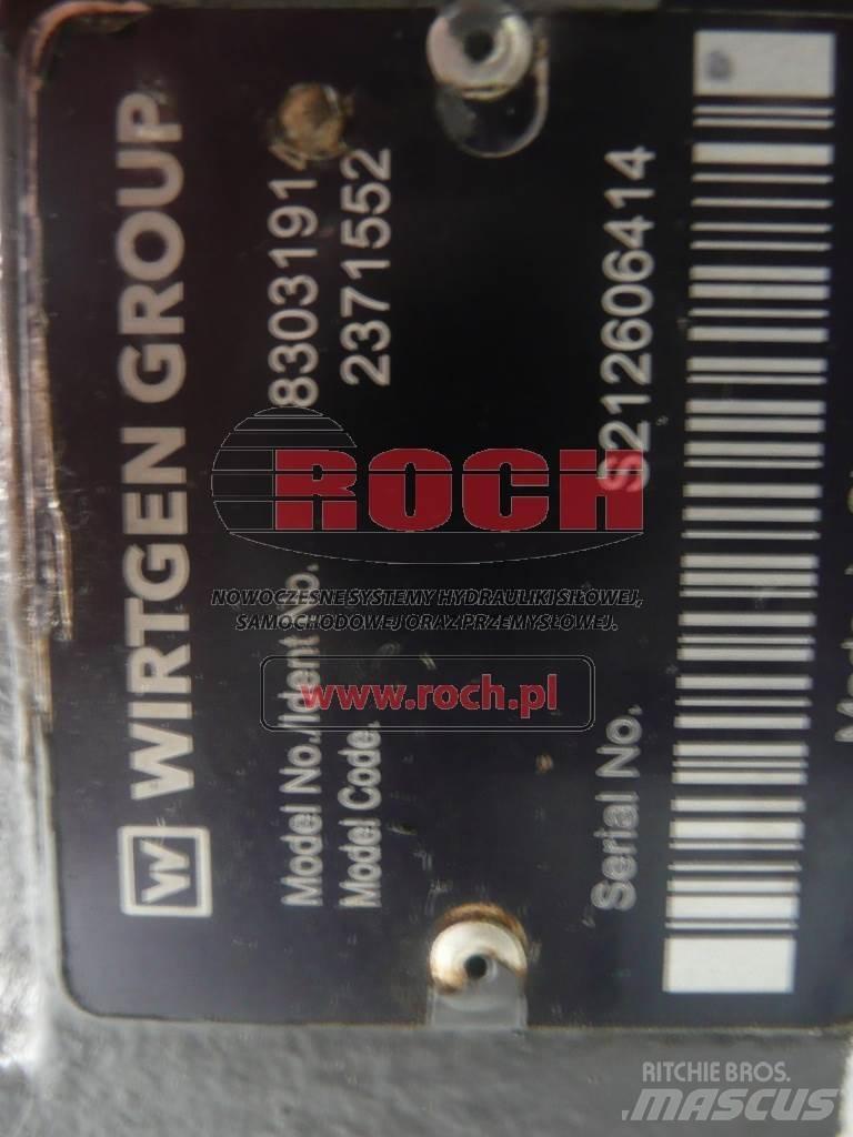 Wirtgen 83031914 2371552 油壓