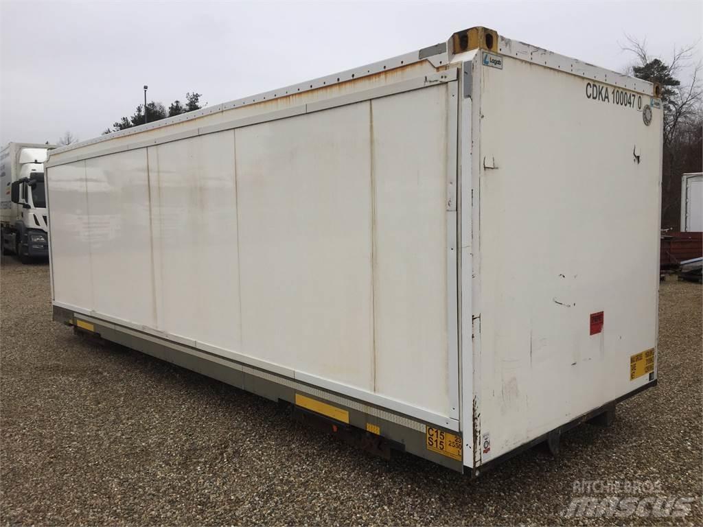 7450 mm med rulleport 箱體半拖車