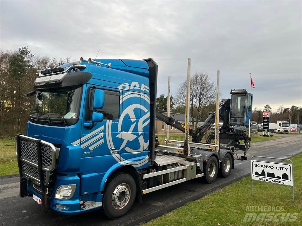 DAF XF530 FAT 6x4 木材貨車