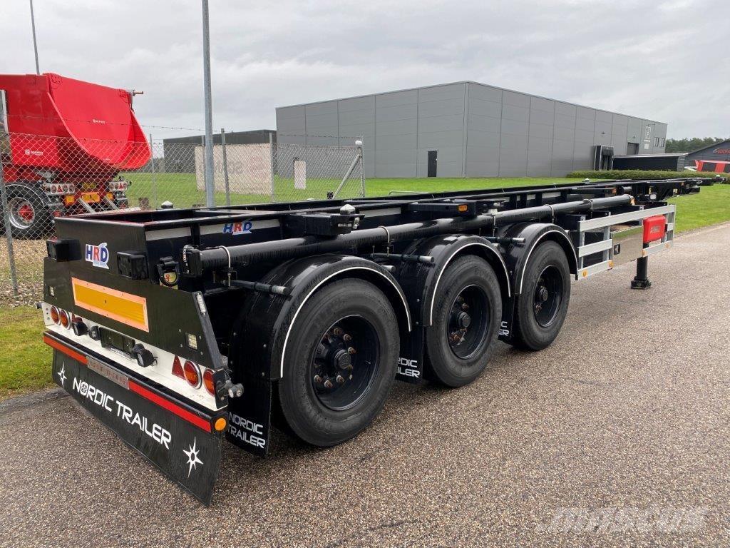 HRD 3-aks 20 + 30 ADR 貨櫃框架半拖車