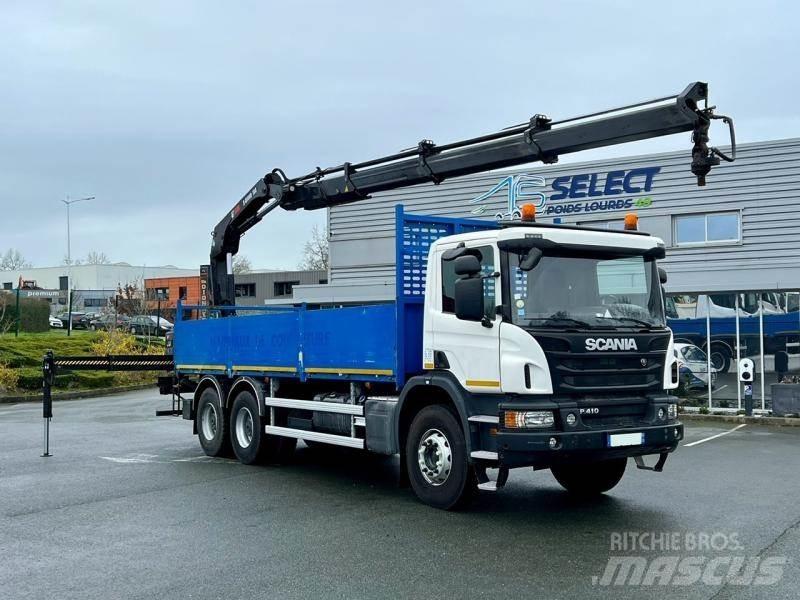 Scania P 410 起重機卡車