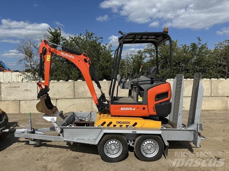 Kubota KX015-4 小型挖土機/掘鑿機<7t(小型挖掘機)