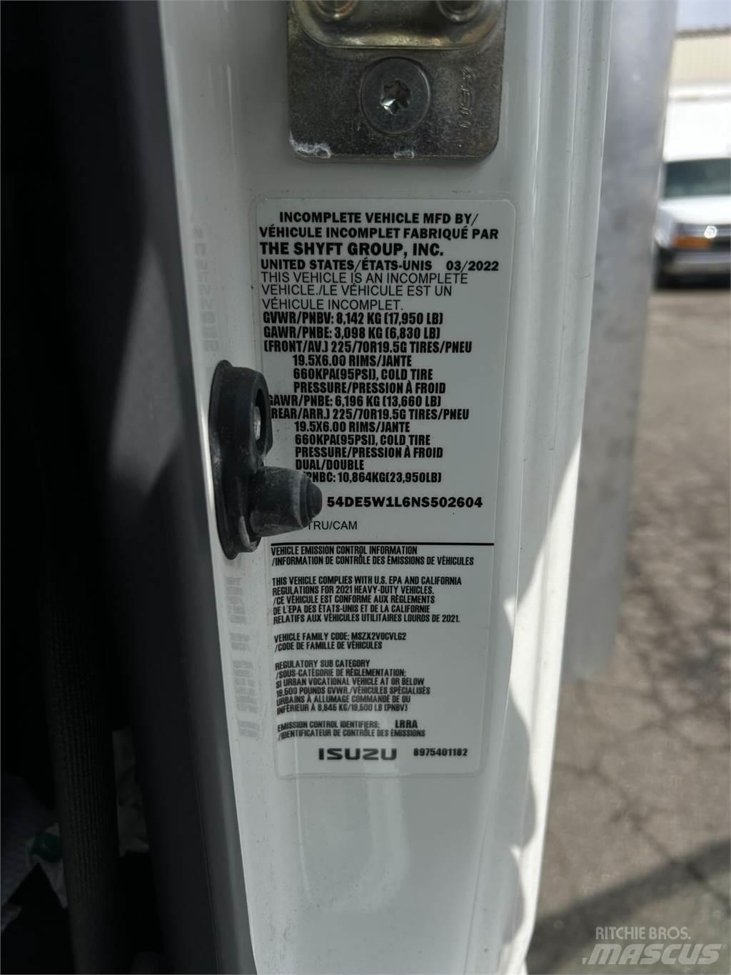 Isuzu NQR 貨箱式卡車