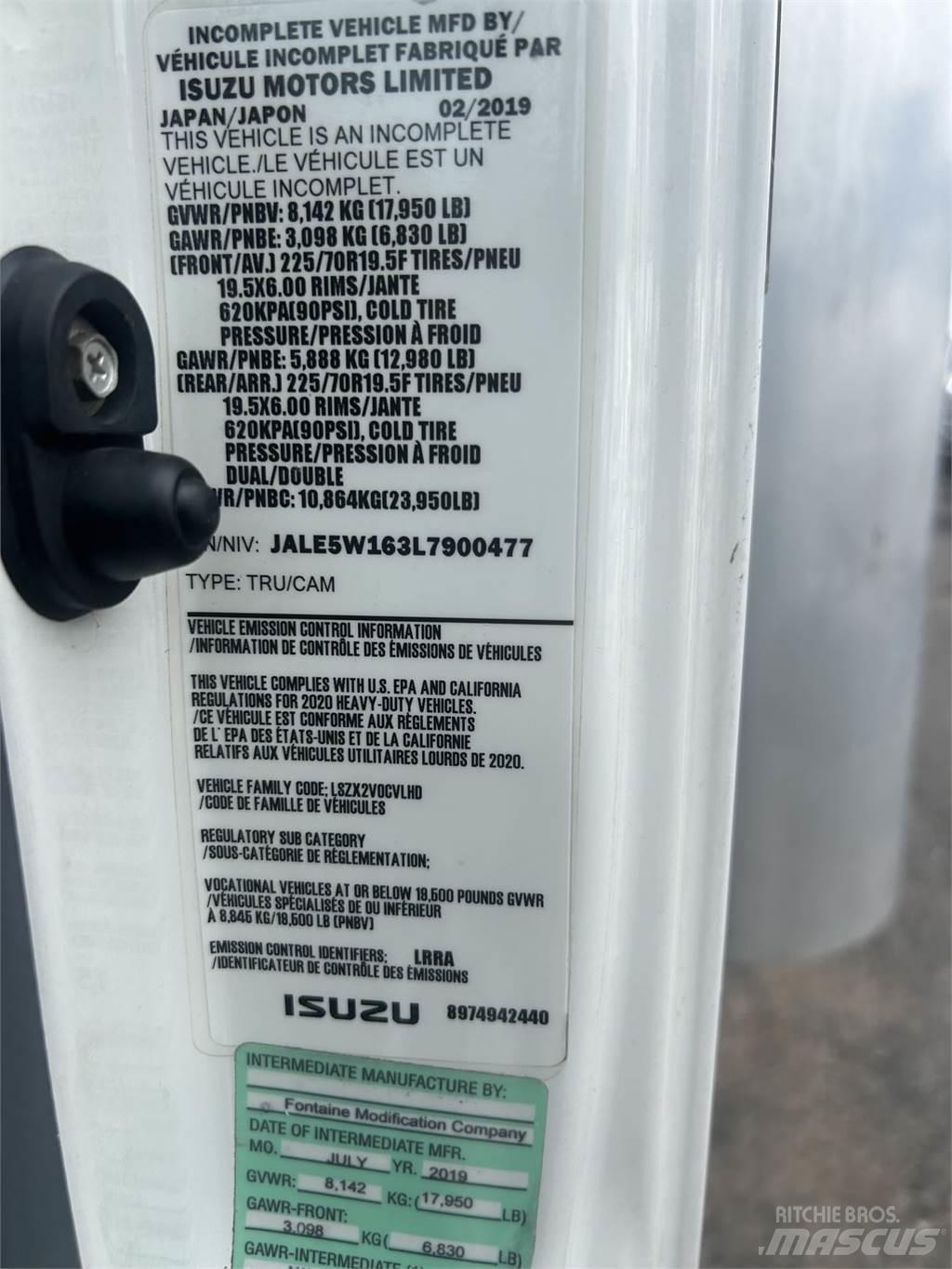 Isuzu NQR 貨箱式卡車