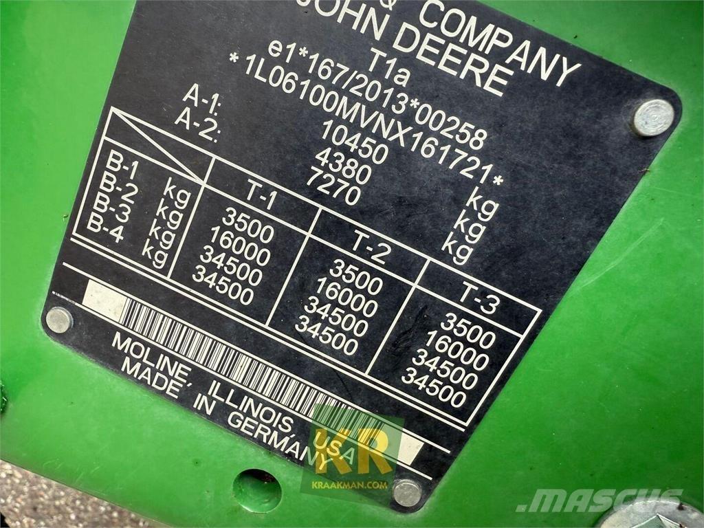 John Deere 6100M 曳引機