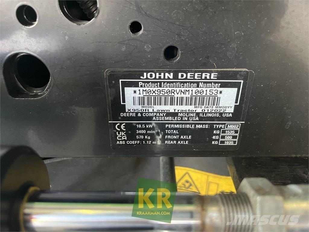 John Deere X950R 騎乘式割草機