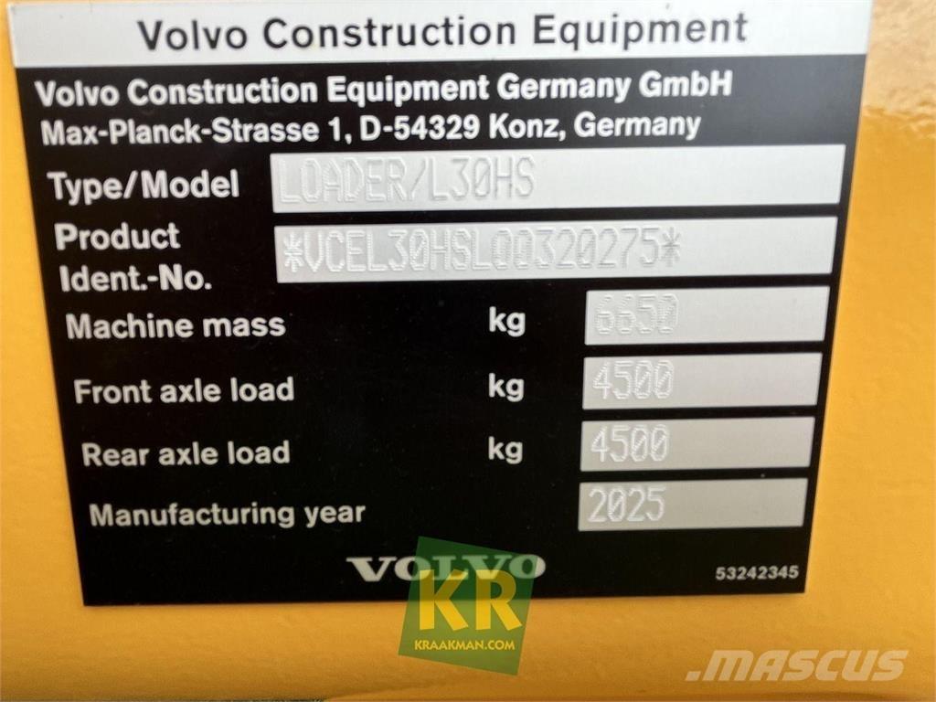 Volvo L30HS 輪胎式裝載機