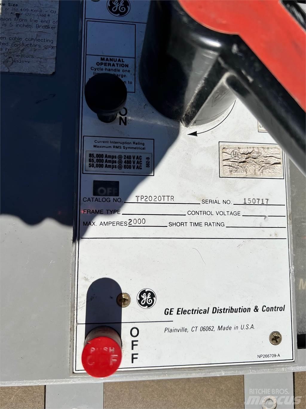  GE 2000amp 電子設備
