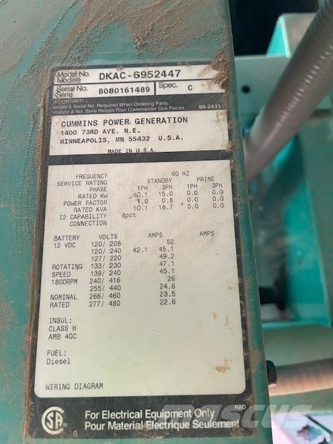 Onan 15kW 柴油發電機