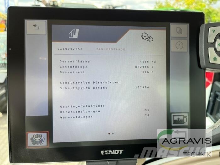 Amazone UX 8601 SUPER 牽引式噴霧機