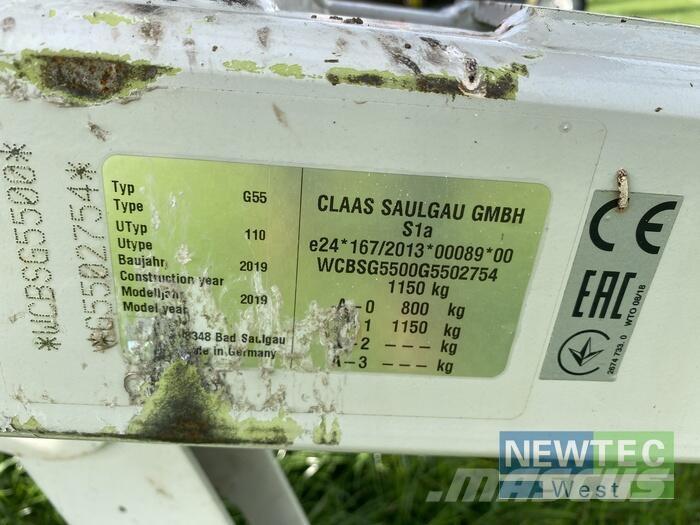 CLAAS VOLTO 1100 T 耙與翻草機