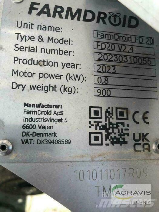 Farmdroid FD20 Dummy 其他曳引機配件