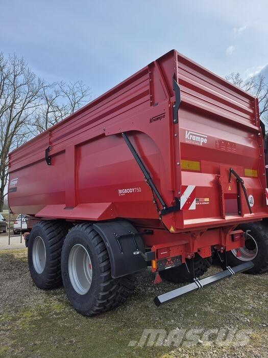 Krampe BIG BODY 750 傾卸式拖車