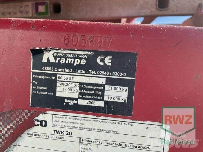 Krampe TWK20DSK / HD550 傾卸式拖車
