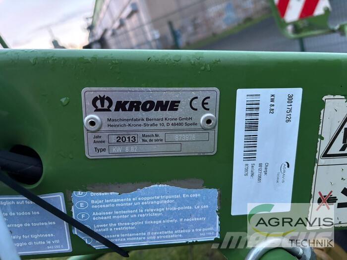Krone KW 8.82 耙與翻草機