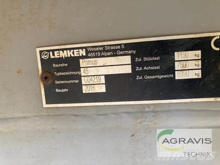 Lemken PRIMUS 45/27 牽引式噴霧機