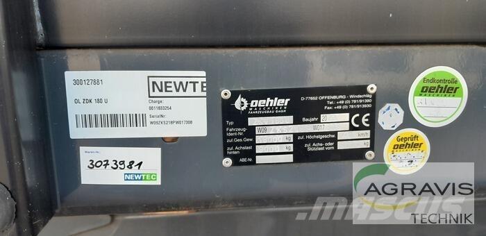 Oehler OL ZDK 180 U 傾卸式拖車