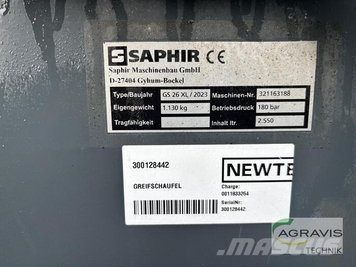 Saphir GREIFSCHAUFEL 其他畜牧業機械和配件