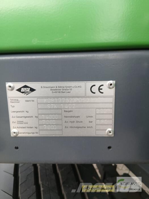 Strautmann SZK 1402 傾卸式拖車