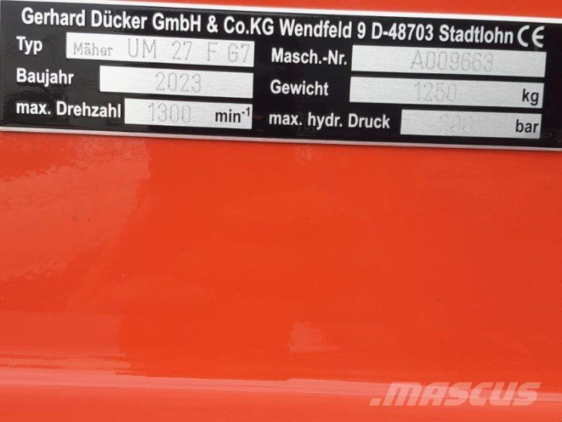 Dücker UM 27 堆肥攪拌翻堆機