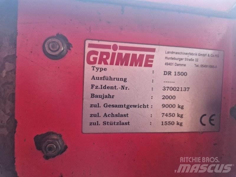 Grimme DR 1500 馬鈴薯收穫機和挖掘機