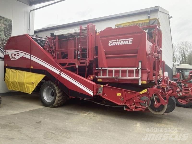 Grimme EVO 280 馬鈴薯收穫機和挖掘機