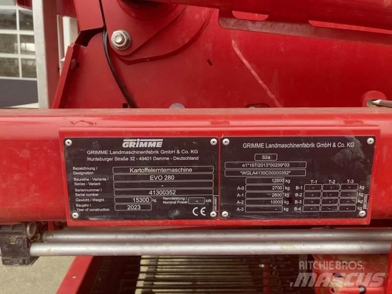 Grimme EVO 280 馬鈴薯收穫機和挖掘機