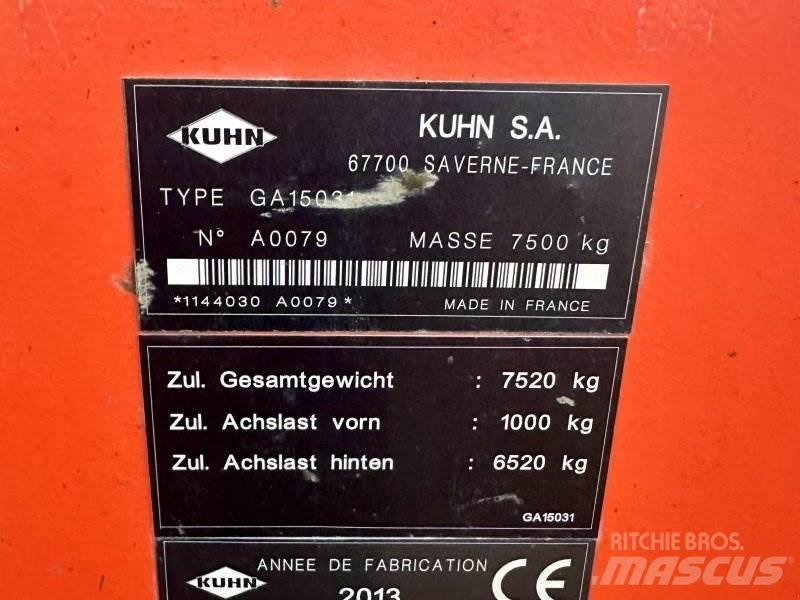 Kuhn GA 15031 堆草機