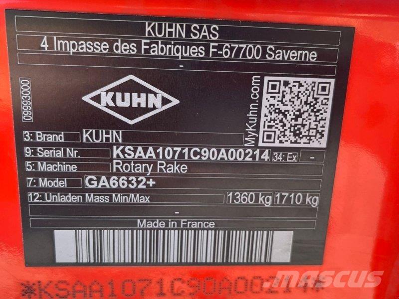 Kuhn GA 6632+ 堆草機