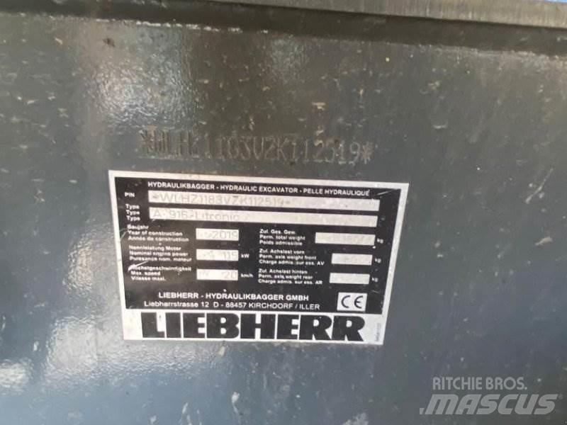 Liebherr A 916 旋轉式挖土機/掘鑿機/挖掘機