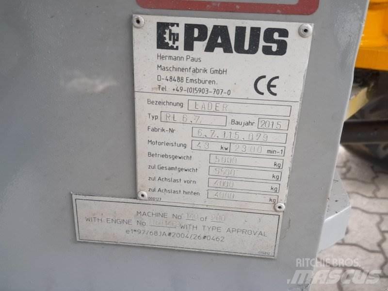 Paus RL 6.7 輪胎式裝載機