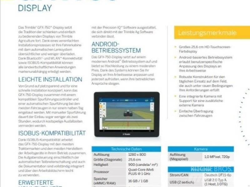 Trimble GFX 750 其他農業機械