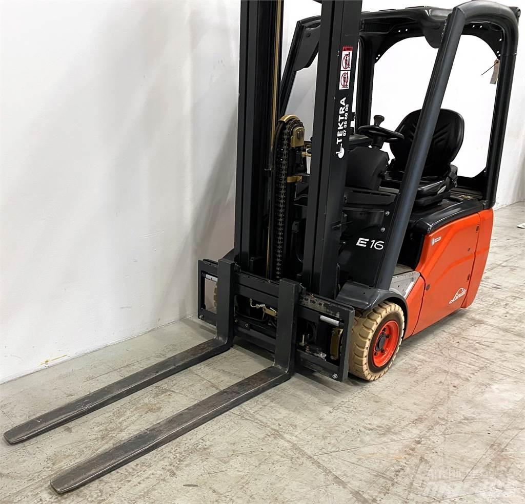 Linde E 16 C-01 電動堆高機