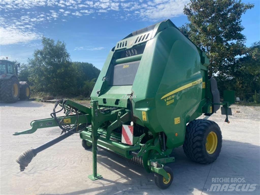 John Deere V461M 圓型牧草打包機