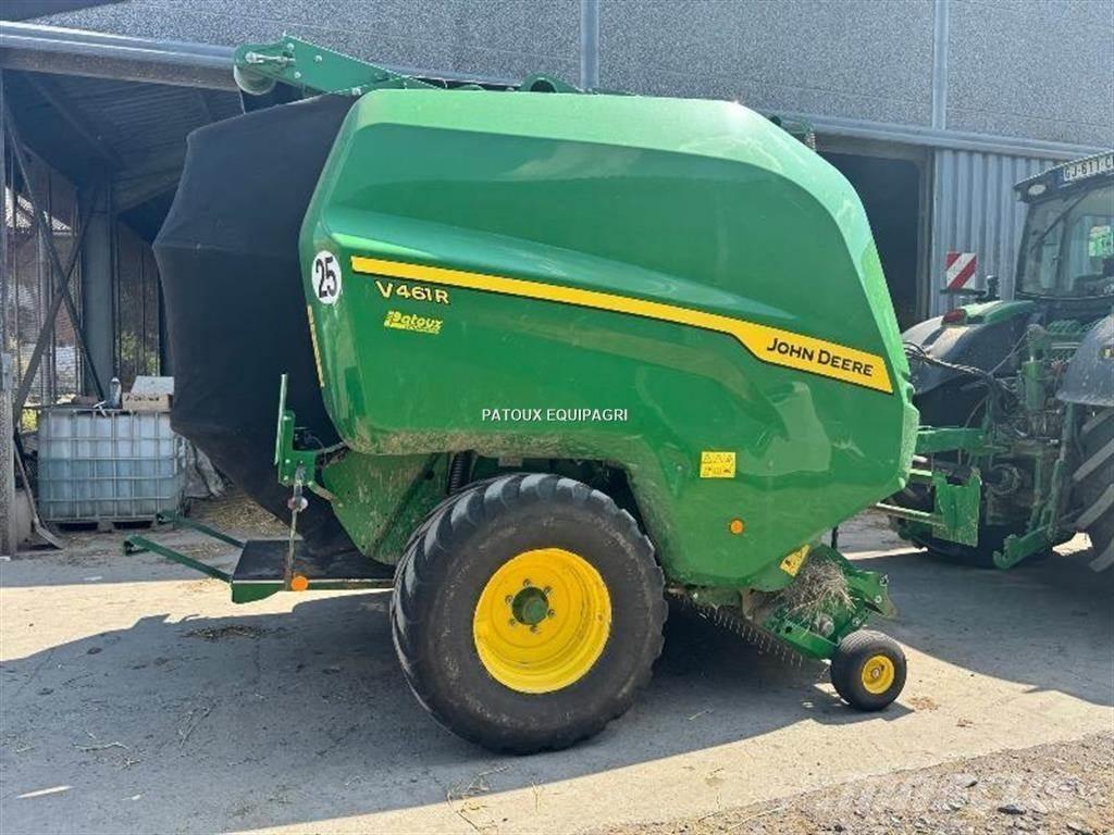 John Deere V461R 圓型牧草打包機