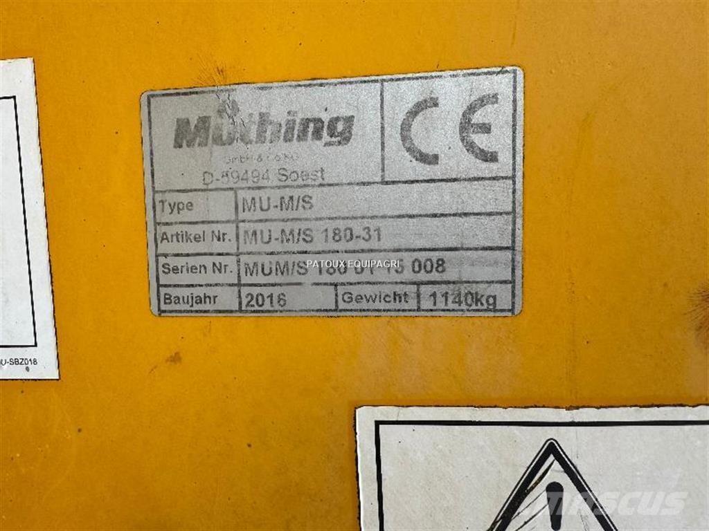 Müthing MU/MS-180 動力耙和旋轉式耕耘機