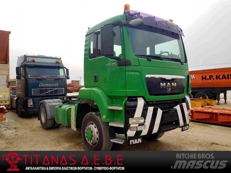 MAN 09 TGS 18.480 4X4 曳引機組件
