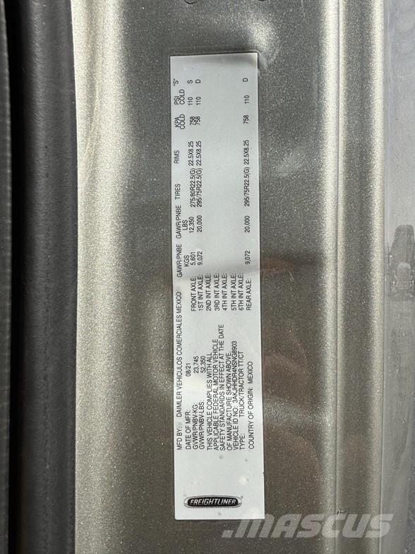 Freightliner CASCADIA 126 曳引機組件